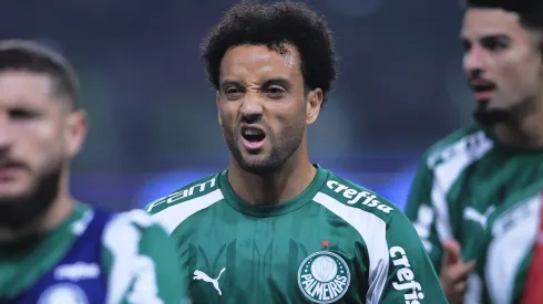 SP - SAO PAULO - 20/07/2024 - BRASILEIRO A 2024, PALMEIRAS X CRUZEIRO - Felipe Anderson jogador do Palmeiras durante partida contra o Cruzeiro no estadio Arena Allianz Parque pelo campeonato Brasileiro A 2024. Foto: Ettore Chiereguini/AGIF