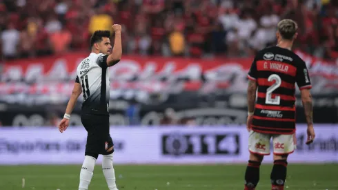Romero vibra com vitória do Corinthians sobre o Flamengo