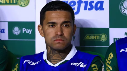 Dudu ficou no banco no último jogo do Palmeiras. Foto: Marcello Zambrana/AGIF