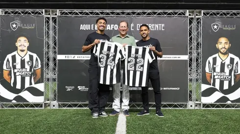 John Textor, presidente da SAF do Botafogo, em evento de apresentação dos novos reforços contratados pelo clube para temporada