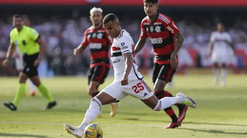 Alisson, do São Paulo, em final que coroou o Tricolor como campeão da Copa do Brasil contra o Flamengo (Foto: Ricardo Moreira/Getty Images)