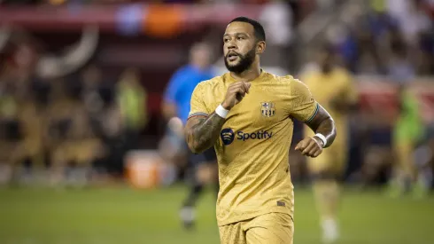 Memphis durante temporada pelo Barcelona. Photo by Ira L. Black/Getty Images