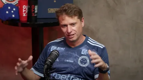 Fernando Seabra fala sobre Matheus Pereira, do Cruzeiro, durante podcast. Foto: Reprodução/ YouTube