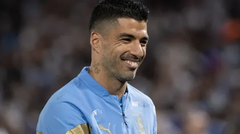 Luis Suárez durante a partida entre Argentina e Uruguai, no Estádio Alberto J. Armando, no dia 16/11/2023.
