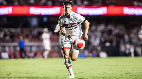 Bobadilla jogador do Sao Paulo durante partida contra o Santos no estadio Morumbi pelo campeonato Paulista 2024