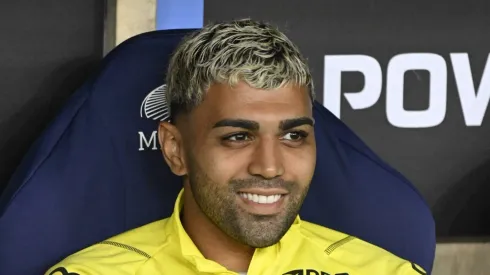 Gabigol, jogador do Mengão, durante jogo pela Libertadores.