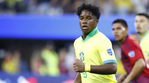 Endrick, atacante do Real Madrid e Seleção Brasileira. Photo by Ronald Martinez/Getty Images