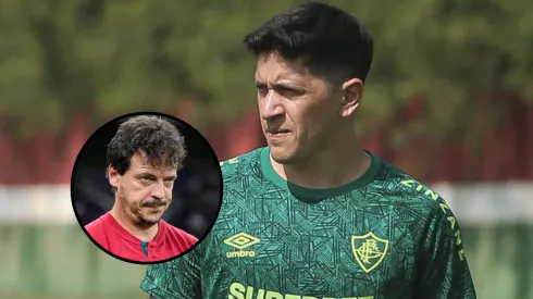 Germán Cano ficou abalado com saída de Diniz, mas treinador precisou 'voltar'