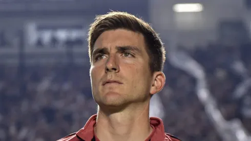 RJ - RIO DE JANEIRO - 29/08/2024 - BRASILEIRO A 2024, VASCO X ATHLETICO-PR - Martin Varini tecnico do Athletico-PR durante partida contra o Vasco no estadio Sao Januario pelo campeonato Brasileiro A 2024.