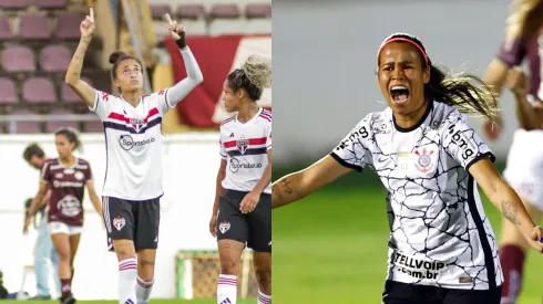 Artilheiras brigam por tão almejado título. Daniel Lins/AGIF e Thiago Calil/AGIF.