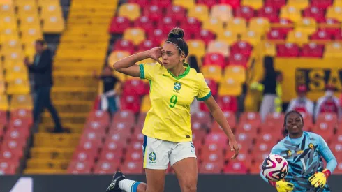 Atacante anotou o gol de empate na partida. Divulgação/Fabio Souza/CBF.