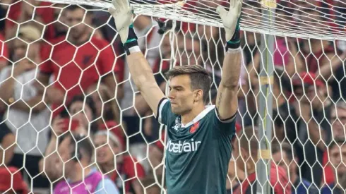 PR - CURITIBA - 11/09/2024 - COPA DO BRASIL 2024, ATHLETICO-PR X VASCO - Leo Jardim jogador do Vasco durante partida contra o Athletico-PR no estadio Arena da Baixada pelo campeonato Copa Do Brasil 2024. Foto: Luis Garcia/AGIF