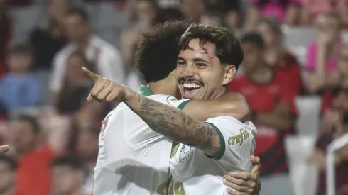 Palmeiras na liderança do Brasileirão. Foto: Gabriel Machado/AGIF