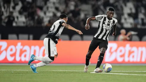 Luiz Henrique na partida contra o Corinthians