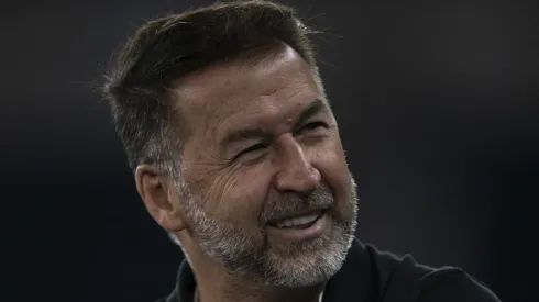 RJ – RIO DE JANEIRO – 14/09/2024 – BRASILEIRO A 2024, BOTAFOGO X CORINTHIANS – Augusto Melo presidente do Corinthians antes da partida contra o Botafogo no estadio Engenhao pelo campeonato Brasileiro A 2024. Foto: Jorge Rodrigues/AGIF