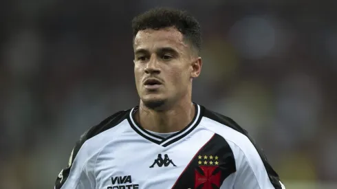 RJ - RIO DE JANEIRO - 15/09/2024 - BRASILEIRO A 2024, FLAMENGO X VASCO - Philippe Coutinho jogador do Vasco durante partida contra o Flamengo no estadio Maracana pelo campeonato Brasileiro A 2024. Foto: Jorge Rodrigues/AGIF