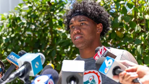 Tua Tagovailoa fala em aposentadoria após mais uma concussão. Foto: David Santiago.