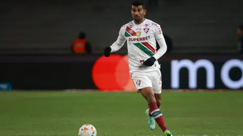 Thiago Santos, jogador do Fluminense durante partida contra o Gremio no estadio Couto Pereira pelo campeonato Copa Libertadores 2024
