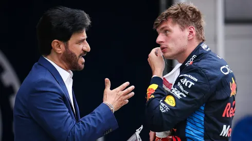 Ben Sulayem e Verstappen no GP da Hungria