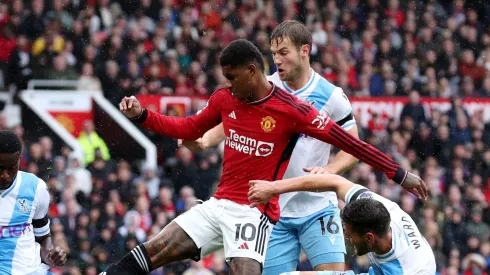 Marcus Rashford pelo Manchester United em partida diante do Crystal Palace. (Photo by Alex Livesey/Getty Images)