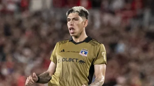 September 24, 2024, Buenos Aires, Argentina: Carlos Palacios of Colo Colo in action during the Copa CONMEBOL Libertadores 2024 Quarterfinal second leg match between River Plate and Colo Colo at Estadio Mas Monumental Antonio Vespucio Liberti. Final Score: River Plate1:0 Colo Colo Buenos Aires Argentina - ZUMAs197 20240924_aaa_s197_353 Copyright: xManuelxCortinax
