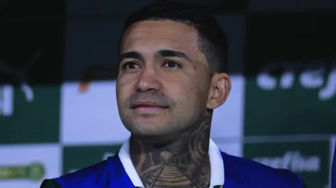 SP – SAO PAULO – 11/07/2024 – BRASILEIRO A 2024, PALMEIRAS X ATLETICO-GO – Dudu jogador do Palmeiras durante partida contra o Atletico-GO no estadio Arena Allianz Parque pelo campeonato Brasileiro A 2024. Foto: Ettore Chiereguini/AGIF