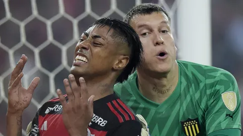 Peñarol x Flamengo pela Libertadores. Foto: Alexandre Loureiro/AGIF