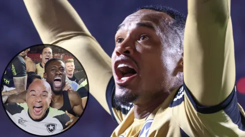 John tem dois cartões amarelos e não pode levar outra advertência; caso contrário desfalca Botafogo no jogo de volta da semi da Libertadores - Fotos: AGIF e Vítor Silva/BFR