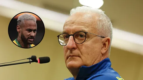 Dorival Júnior e Neymar (Fotos: Rafael Ribeiro/CBF e Ettore Chiereguini/AGIF)