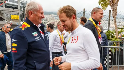 Vettel e Marko no GP de Monaco em 2019