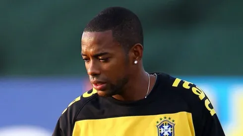 - Robinho quando estava na Seleção Brasileira