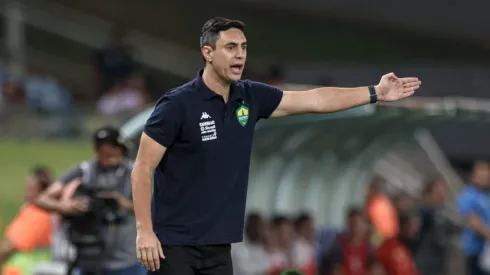 Bernardo Franco durante o duelo contra o SPFC. Foto: AssCom Dourado