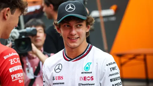 Kimi Antonelli como piloto junior no GP de Singapura