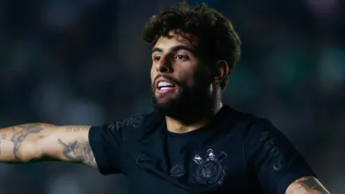 Yuri Alberto durante partida entre Juventude e Corinthians, pela Copa do Brasil, no Estádio Alfredo Jaconi.