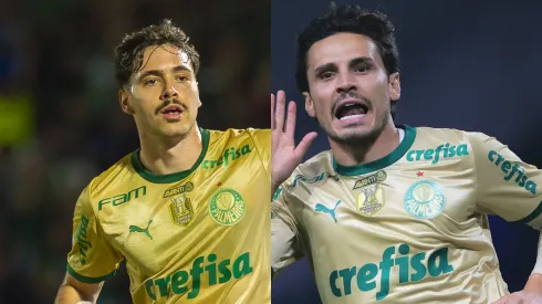 Maurício e Veiga no Palmeiras nas últimas semanas. Foto: Anderson Romão/Ettore Chiereguini/AGIF