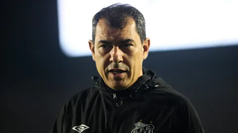 Fábio Carille participou da coletiva após vitória sobre o Mirassol