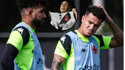 Time do Vasco não terá Payet e Coutinho juntos e Rafael Paiva escala Pumita Rodríguez contra o Galo - Fotos: Leandro Amorim/CRVG e Thiago Ribeiro/AGIF