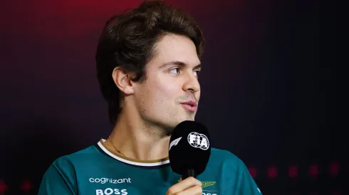 Felipe Drugovich em entrevista no Autódromo Hermanos Rodríguez