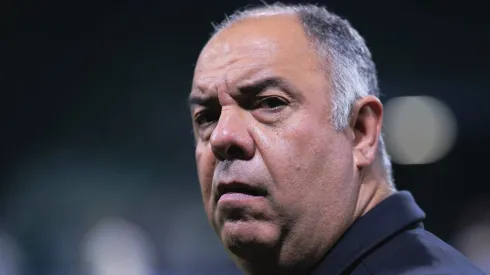 Marcos Braz, dirigente do Flamengo, em partida contra o Palmeiras, pela Copa do Brasil, no Allianz Parque.