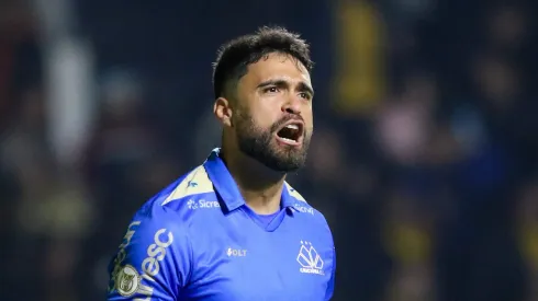 Gustavo durante partida do Tricolor Carvoeiro no torneio. Foto: Leonardo Hubbe/AGIF