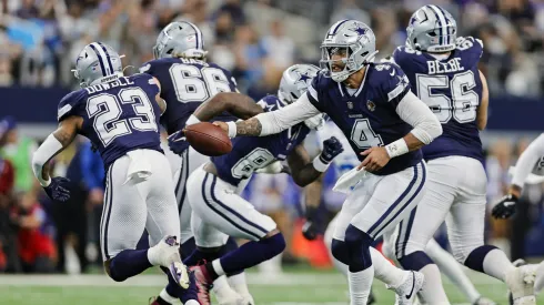 Dallas Cowboys quarterback Dak Prescott. Foto de Matthew Pearce/Icon Sportswire NFL