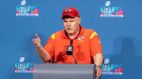 Andy Reid técnico dos Chiefs. Foto: Adam Bow/Icon Sportswire NFL