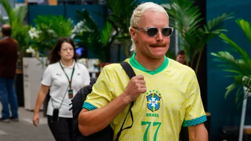 Bottas chegando no GP de São Paulo