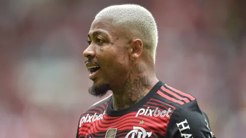 Marinho durante partida em sua época de Flamengo