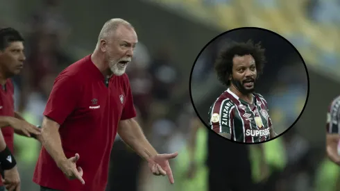Mano Menezes e Marcelo discutiram em Fluminense x Grêmio pelo Brasileirão