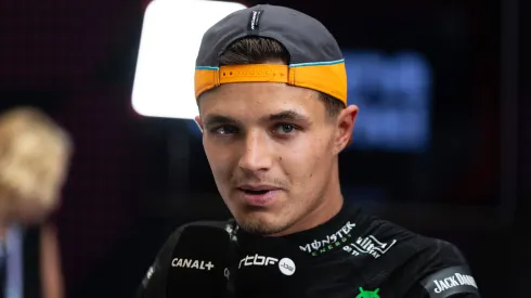 Norris em entrevista no GP de São Paulo