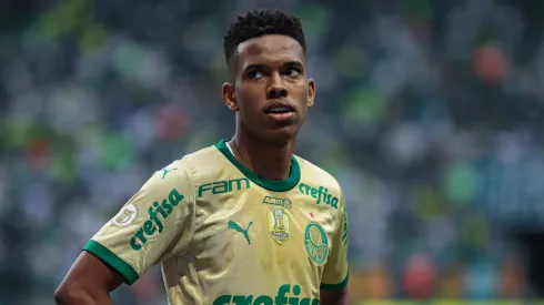 Estêvão em partida pelo Palmeiras. Foto: Riquelve Nata/SPP