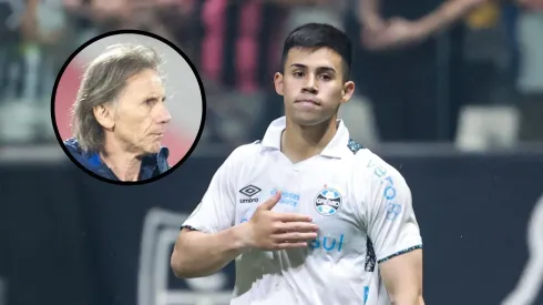 Foto: Gilson Lobo/AGIF e Gil Gomes/AGIF - Aravena, atacante do Grêmio