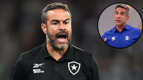 Gustavo Vilani se empolgou na Globo e soltou Botafogo de Artur Jorge campeão brasileiro faltando 6 rodadas para o fim - Fotos: Vitor Silva/BFR e Reprodução/Globo