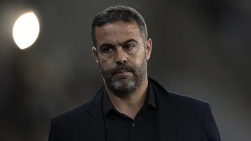 Artur Jorge durante partida entre Botafogo e Peñarol-URU, no Estádio Nilton Santos, pela semifinal da Copa Libertadores.